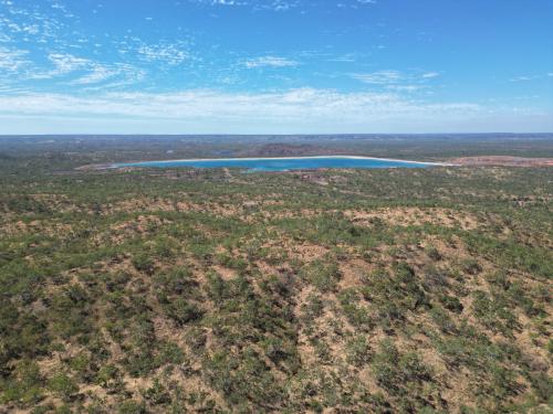 Photo taken from Yinberrie Hills of Mt Todd Mine Site