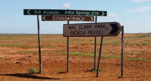 Mac Clark Conservation Area Sign