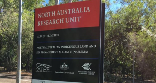 North Australia Research Unit sign
