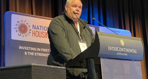 Larrakia Nation Aboriginal Corporation chief executive Michael Rotumah. Image: Giovanni Torre.
