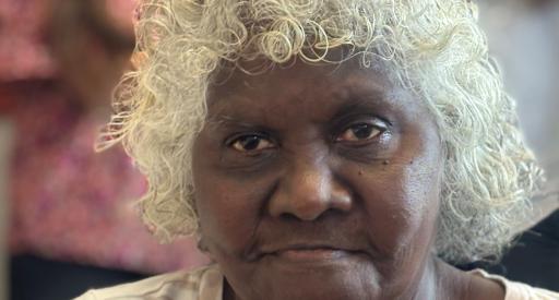 Portrait of Jenny Inmulugulu at last Board meeting 